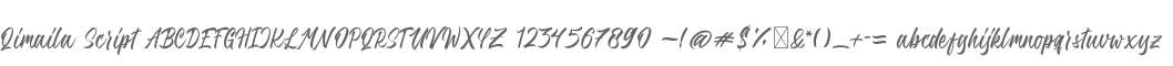 Qimaila Script