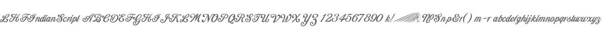 LHFIndianScript