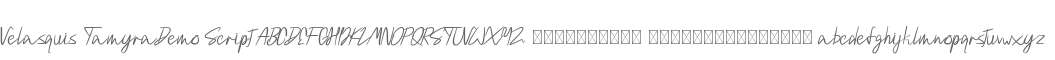 Velasquis TamyraDemo Script