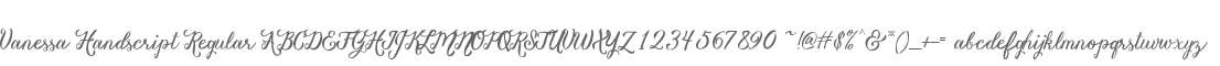 Vanessa Handscript Regular