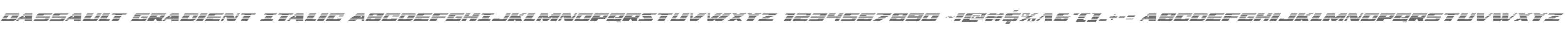 Dassault Gradient Italic