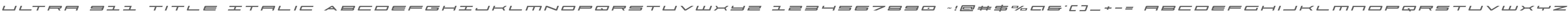 Ultra 911 Title Italic