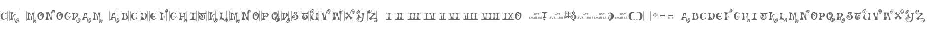 CK Monogram