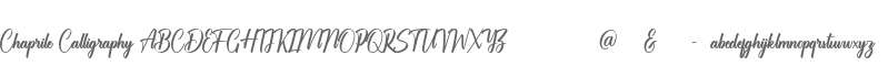 Chaprile Calligraphy