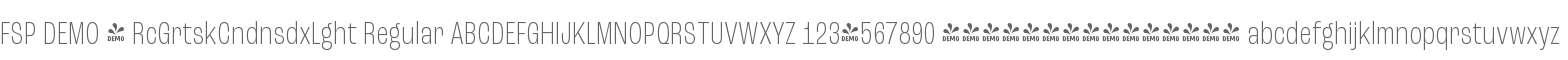 FSP DEMO - RcGrtskCndnsdxLght