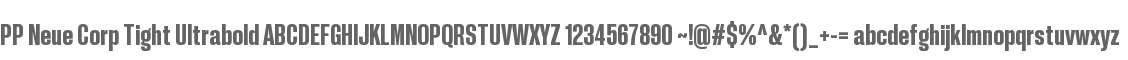 PP Neue Corp Tight Ultrabold
