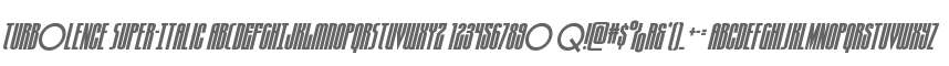 Turb0lence Super-Italic