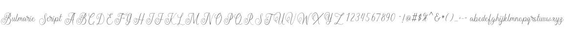 Bulmarie Script