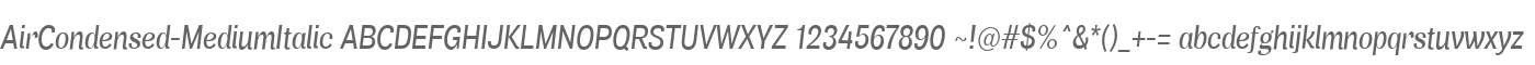 AirCondensed-MediumItalic