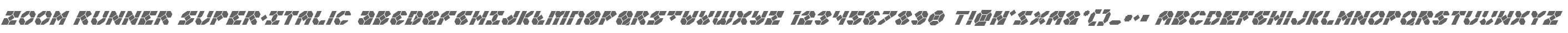 Zoom Runner Super-Italic