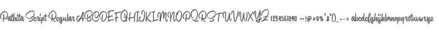 Pathita Script Regular