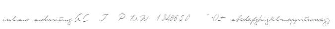 Giuliano Handwriting