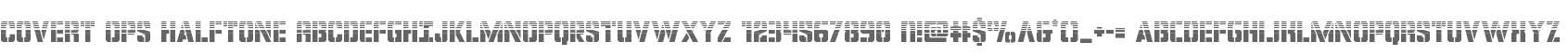 Covert Ops Halftone