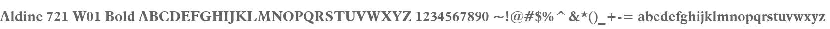 Aldine 721 W01 Bold