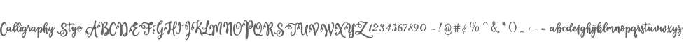 Calligraphy Stye