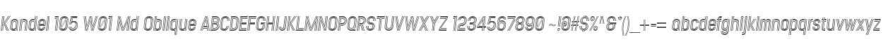 Kandel 105 W01 Md Oblique