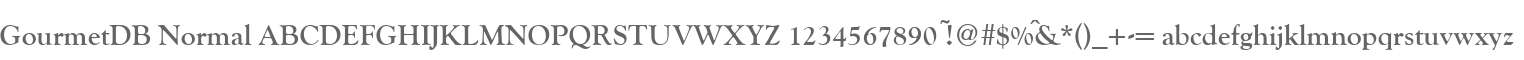 GourmetDB Normal