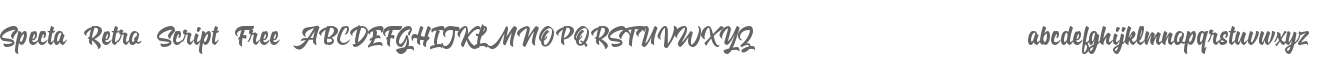 Specta Retro Script Free