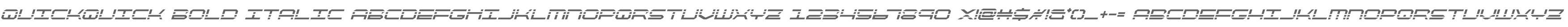 QuickQuick Bold Italic