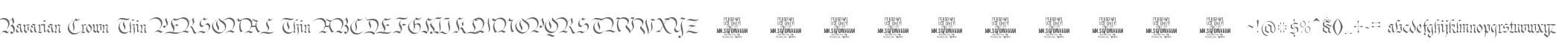 Bavarian Crown Thin PERSONAL Thin