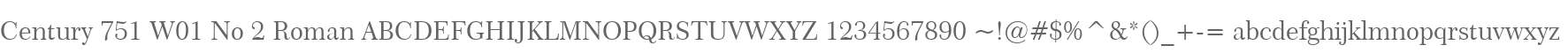 Century 751 W01 No 2 Roman