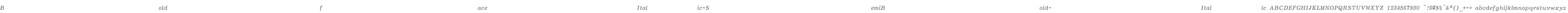 BoldfaceItalic-SemiBold-Italic