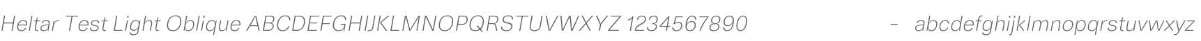 Heltar Test Light Oblique