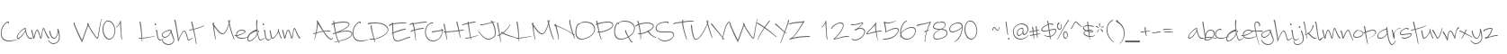 Camy W01 Light Medium