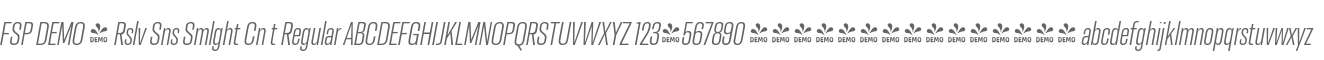 FSP DEMO - Rslv Sns Smlght Cn t