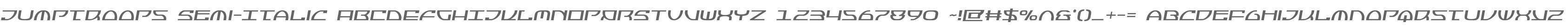 Jumptroops Semi-Italic
