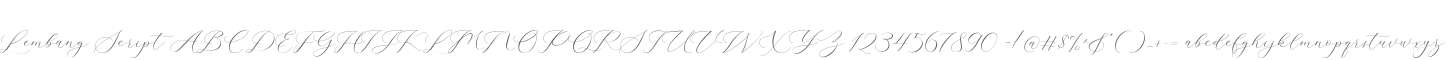 Lembang Script