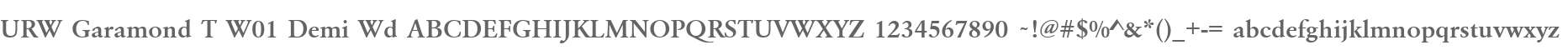 URW Garamond T W01 Demi Wd