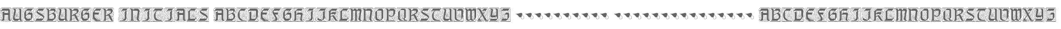 Augsburger Initials