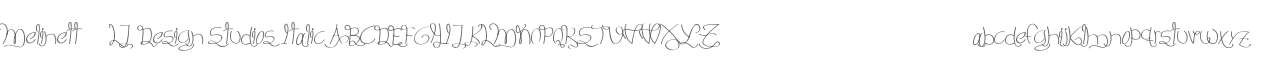 Melinett 3 - LJ-Design Studios Italic