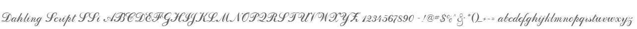 Dahling Script SSi
