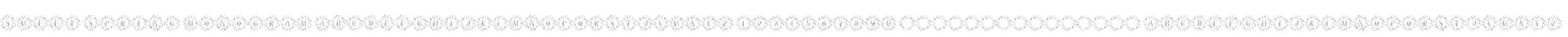 Sweet Spring Monogram