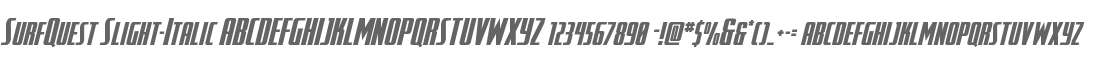 SurfQuest Slight-Italic