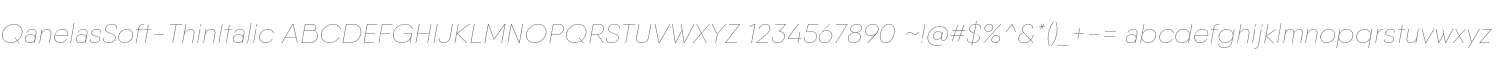 QanelasSoft-ThinItalic