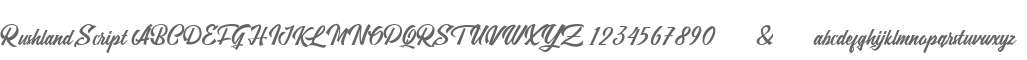 Rushland Script