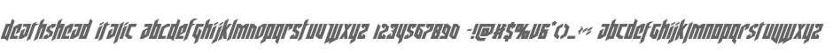 Deathshead Italic