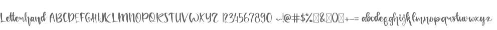 Letterhand