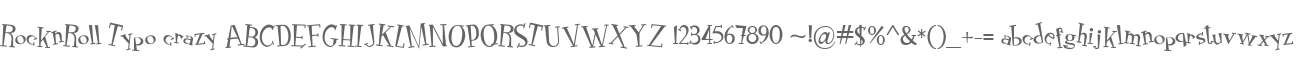 RocknRoll Typo crazy