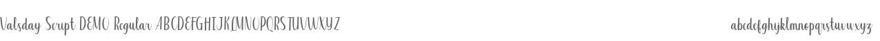 Valsday Script DEMO Regular