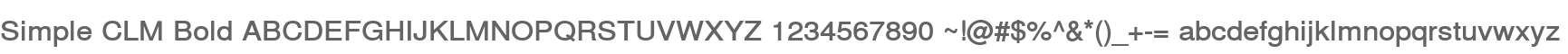 Simple CLM