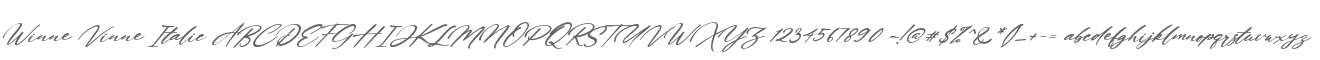 Winne Vinne Italic