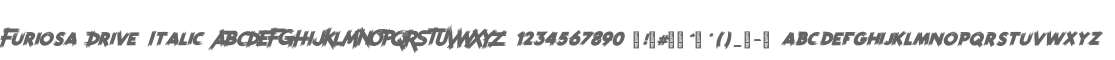 Furiosa Drive Italic