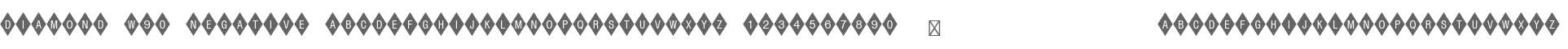 Diamond W90 Negative