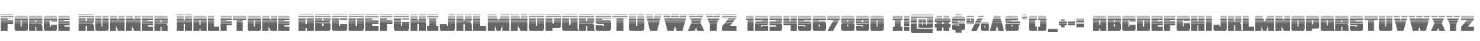 Force Runner Halftone