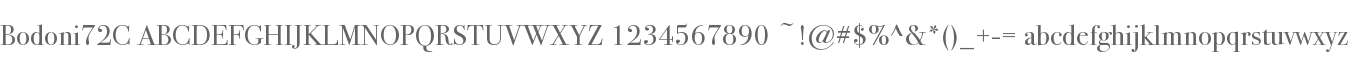 Bodoni72C