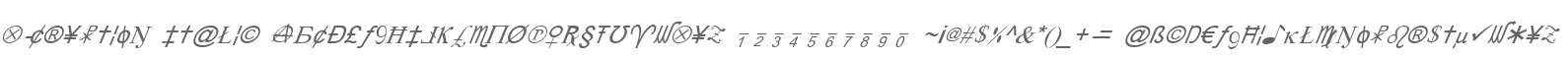 X-Cryption Italic